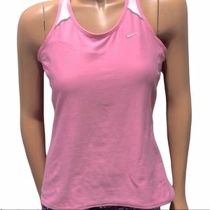 Nike Dri-Fit Racerback Tank w/ Bra, Side Pockets